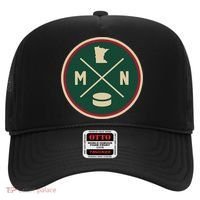 Classic Minnesota Hockey MN Outline Hat thumb 0