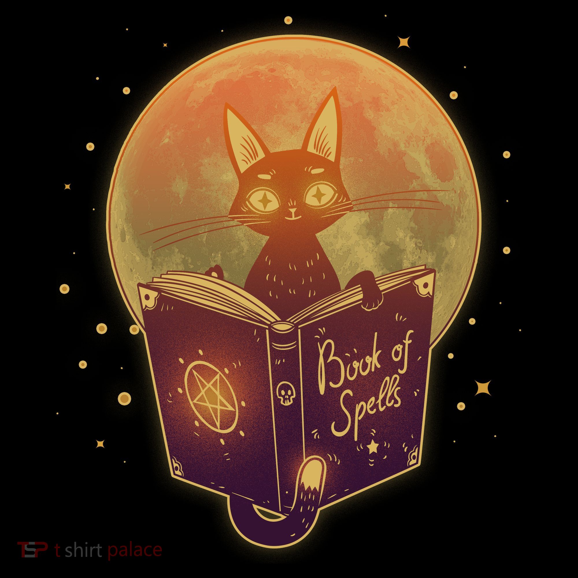 Cute Mystical Halloween Book Of Spells Cat Coffee Mug