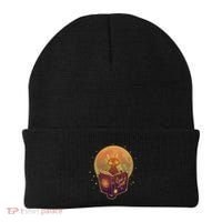 Cute Mystical Halloween Book Of Spells Cat Beanie thumb 0