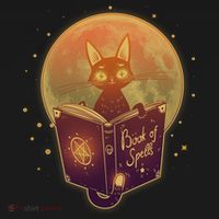 Cute Mystical Halloween Book Of Spells Cat Women's Hoodie thumb 2