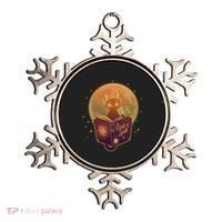 Cute Mystical Halloween Book Of Spells Cat Ornament thumb 0