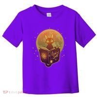 Cute Mystical Halloween Book Of Spells Cat Toddler T-Shirt thumb 0
