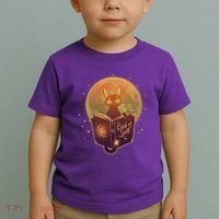 Cute Mystical Halloween Book Of Spells Cat Toddler T-Shirt thumb 2