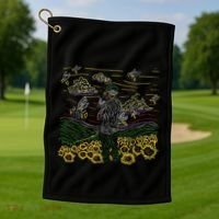 Call Me If You Get Lost Text Me When You Get Home Golf Towel thumb 1