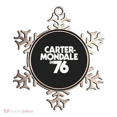 Carter Mondale In 76 Campaign Poster Jimmy Carter 1976 Ornament
