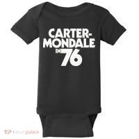 Carter Mondale In 76 Campaign Poster Jimmy Carter 1976 Baby Bodysuit thumb 0