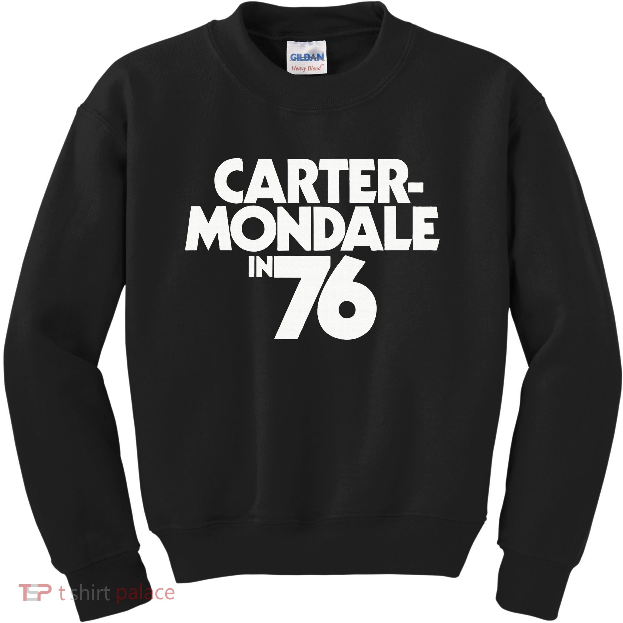 Carter Mondale In 76 Campaign Poster Jimmy Carter 1976 Kids Sweatshirt