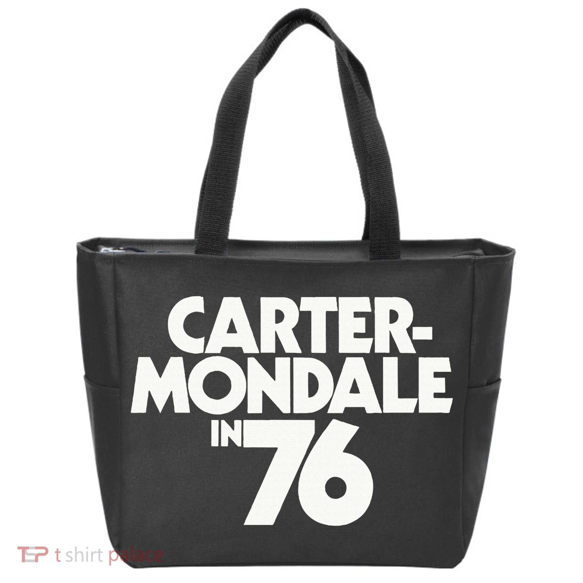 Carter Mondale In 76 Campaign Poster Jimmy Carter 1976 Tote Bag