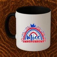 Cute Miss Independent 4th Of July Coffee Mug thumb 2