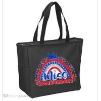 Cute Miss Independent 4th Of July Tote Bag thumb 2