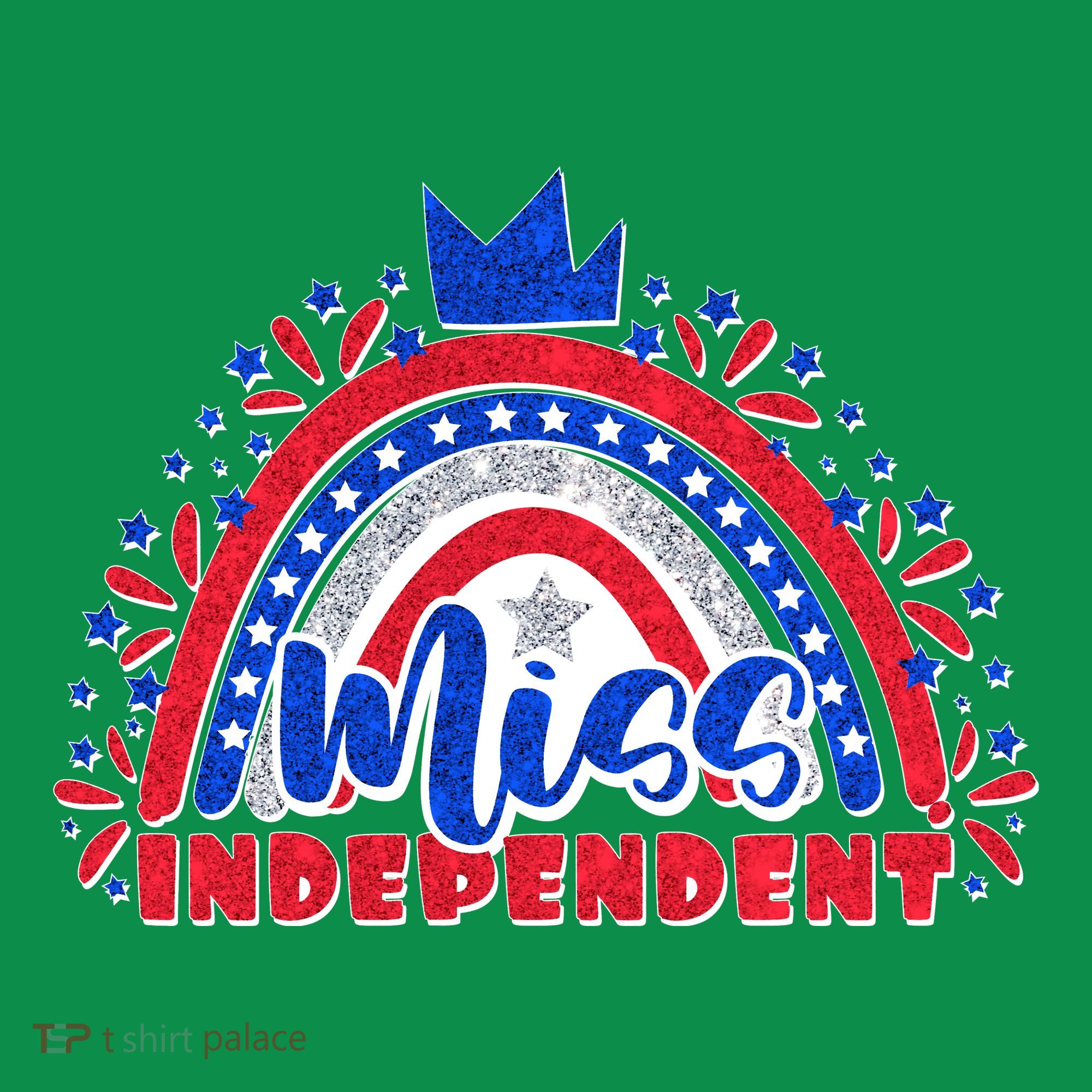 Cute Miss Independent 4th Of July Hoodie