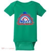 Cute Miss Independent 4th Of July Baby Bodysuit thumb 0