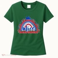 Cute Miss Independent 4th Of July Women's T-Shirt thumb 0