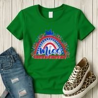 Cute Miss Independent 4th Of July Women's T-Shirt thumb 3