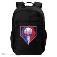 Cute Melting Ice Cream Baseball Ball Home Plate Backpack thumb 0