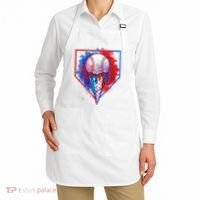 Cute Melting Ice Cream Baseball Ball Home Plate Apron thumb 2
