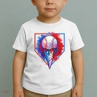 Cute Melting Ice Cream Baseball Ball Home Plate Toddler T-Shirt thumb 2
