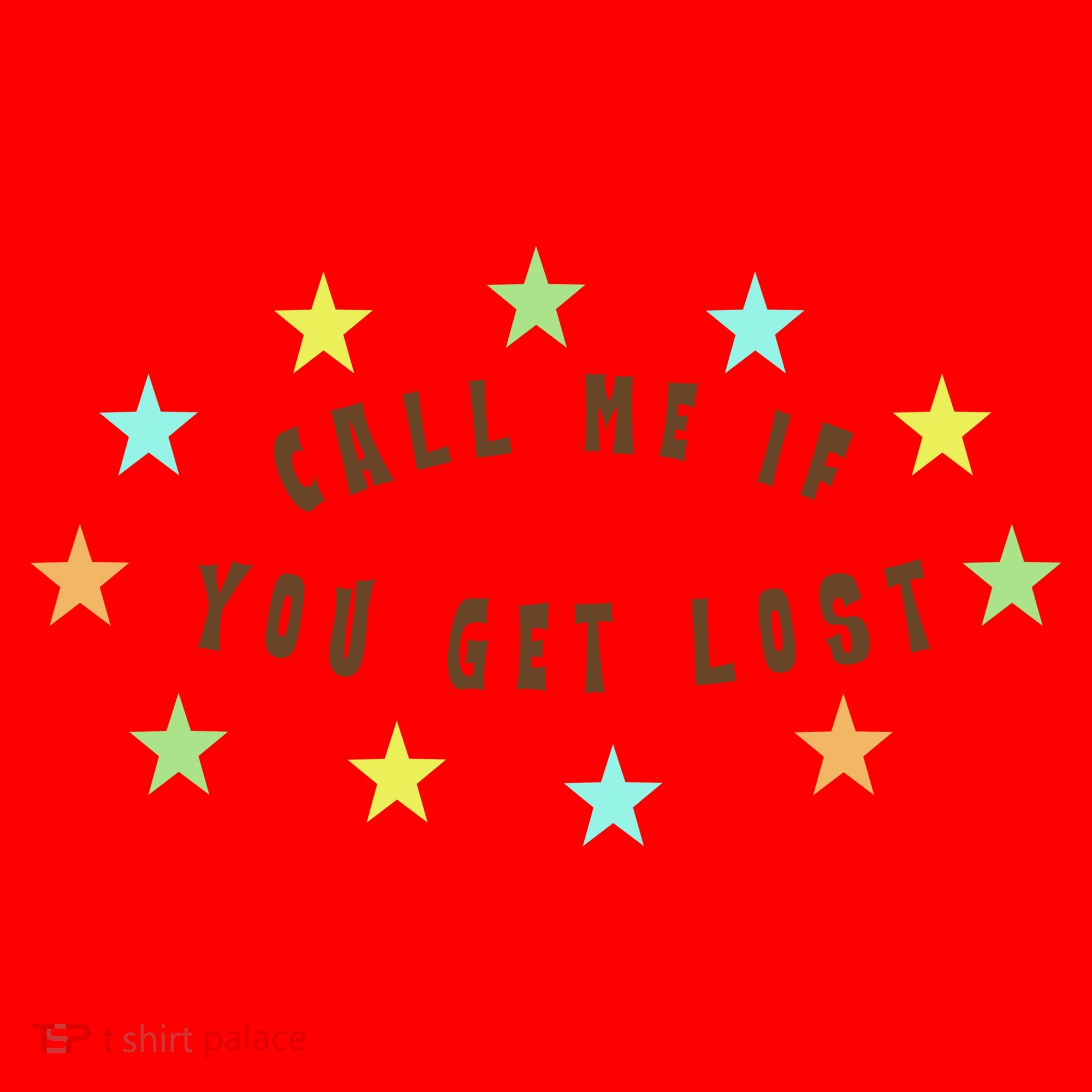 Call Me If You Get Lost Star Santa Hat