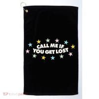 Call Me If You Get Lost Hip Hop Golf Towel thumb 0