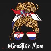 Croatian Mom International Croatia Flag Mothers Day Gift Women's Hoodie thumb 2