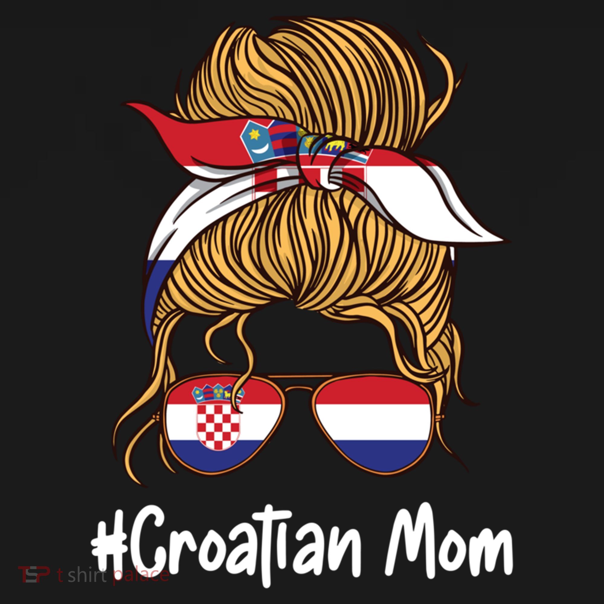 Croatian Mom International Croatia Flag Mothers Day Gift Women's Hoodie