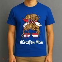 Croatian Mom International Croatia Flag Mothers Day Gift T-Shirt thumb 3