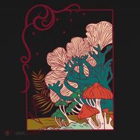 Cool Mushrooms Illustration Backpack thumb 2