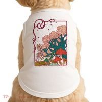 Cool Mushrooms Illustration Doggie Tank thumb 0