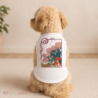 Cool Mushrooms Illustration Doggie Tank thumb 2
