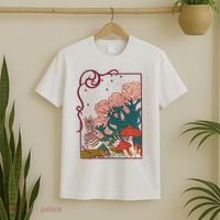 Cool Mushrooms Illustration T-Shirt thumb 2