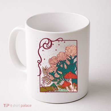 Cool Mushrooms Illustration Coffee Mug