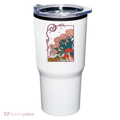 Cool Mushrooms Illustration Tumbler