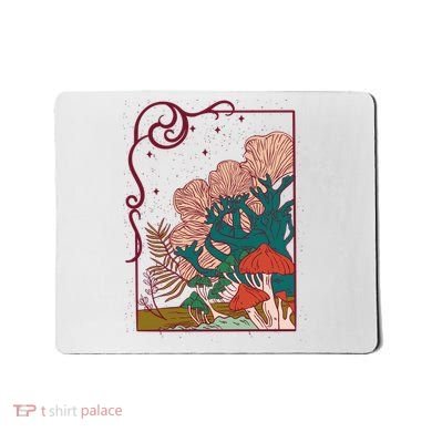 Cool Mushrooms Illustration Mousepad
