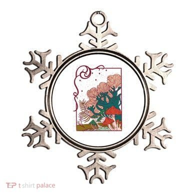 Cool Mushrooms Illustration Ornament