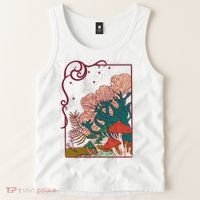 Cool Mushrooms Illustration Tank Top thumb 2