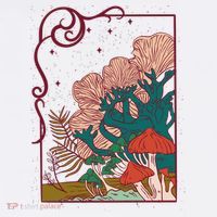 Cool Mushrooms Illustration Golf Towel thumb 3
