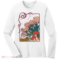 Cool Mushrooms Illustration Women's Long Sleeve Shirt thumb 0