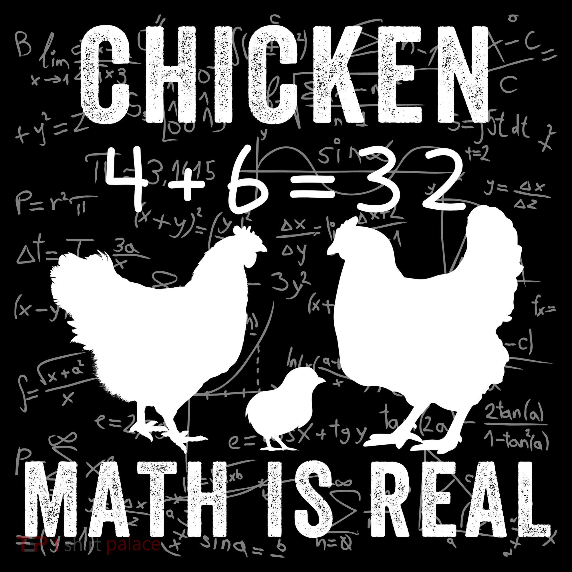Chicken Math Is Real Chicken Lover Funny Chicken Math Meme Chicken Whisperer Long Sleeve Shirt
