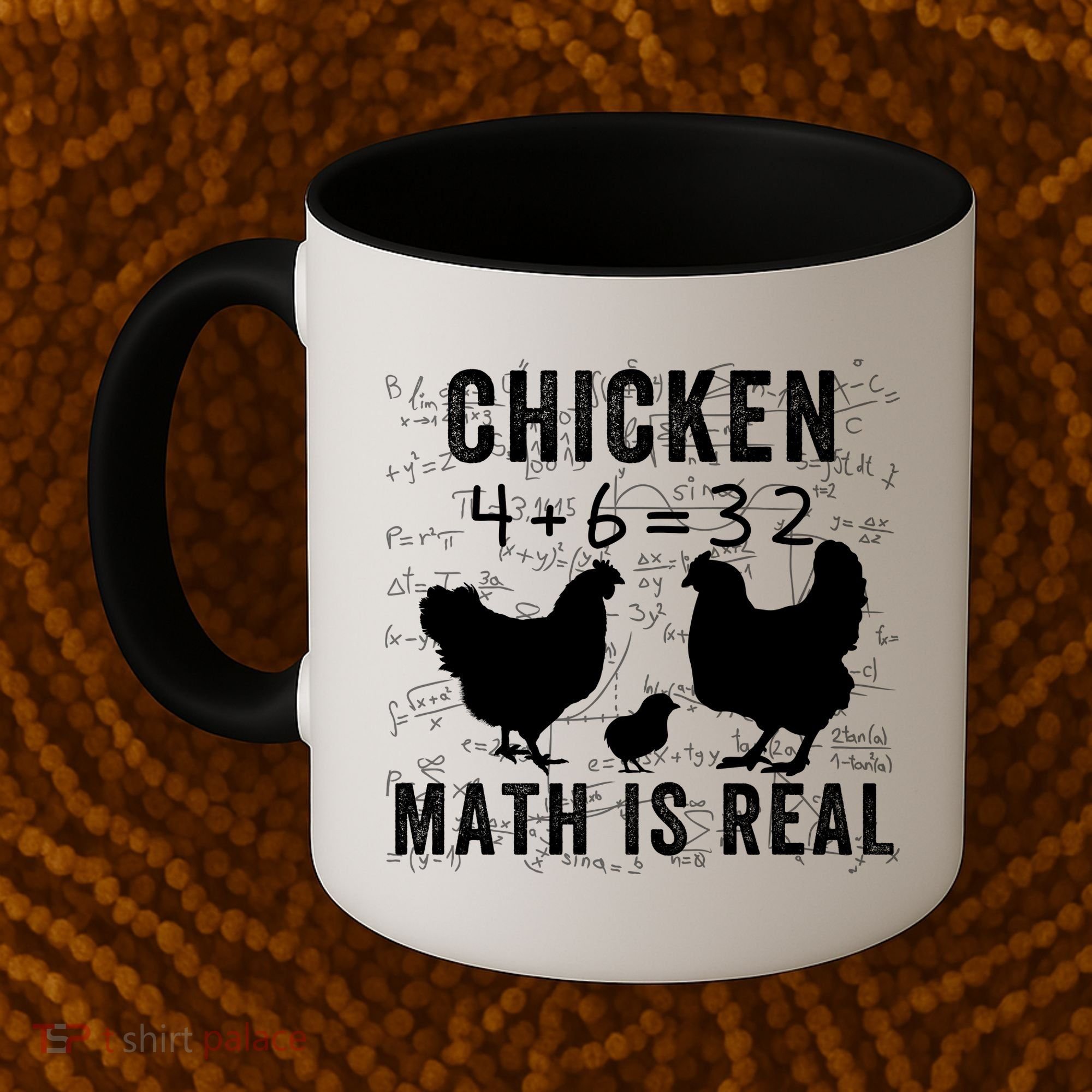 Chicken Math Is Real Chicken Lover Funny Chicken Math Meme Chicken Whisperer Coffee Mug
