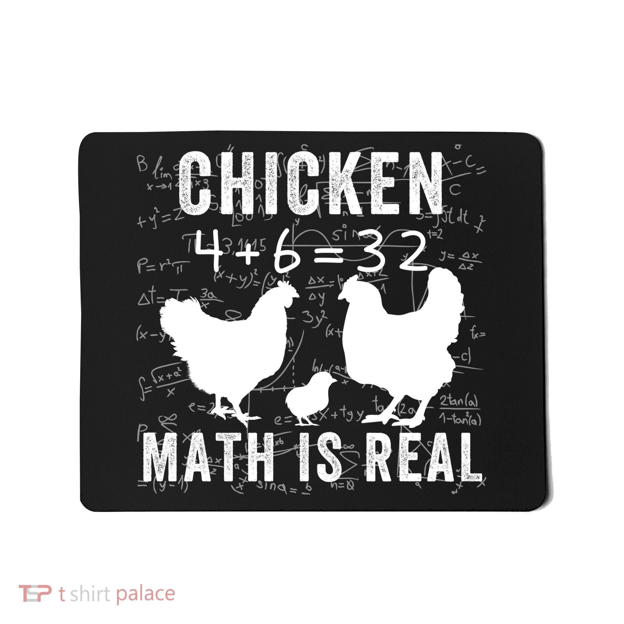 Chicken Math Is Real Chicken Lover Funny Chicken Math Meme Chicken Whisperer Mousepad