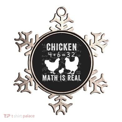 Chicken Math Is Real Chicken Lover Funny Chicken Math Meme Chicken Whisperer Ornament