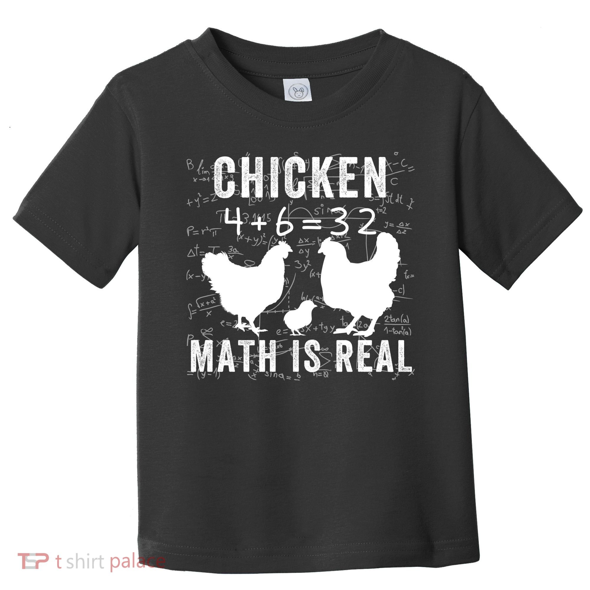 Chicken Math Is Real Chicken Lover Funny Chicken Math Meme Chicken Whisperer Toddler T-Shirt
