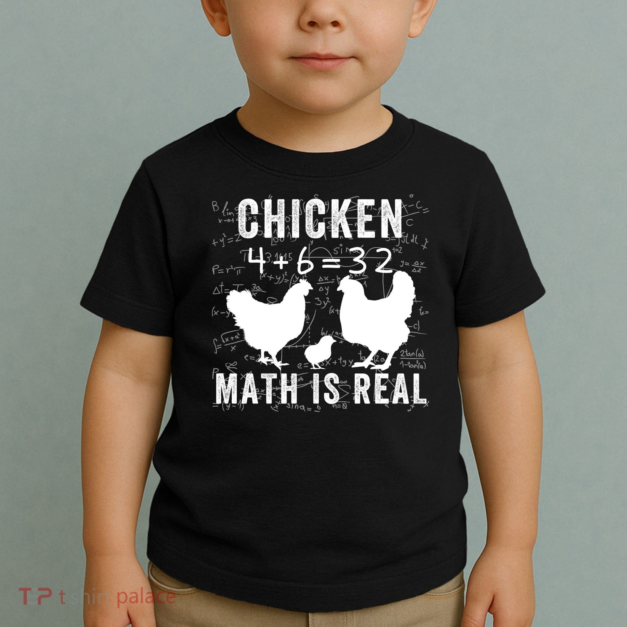 Chicken Math Is Real Chicken Lover Funny Chicken Math Meme Chicken Whisperer Toddler T-Shirt