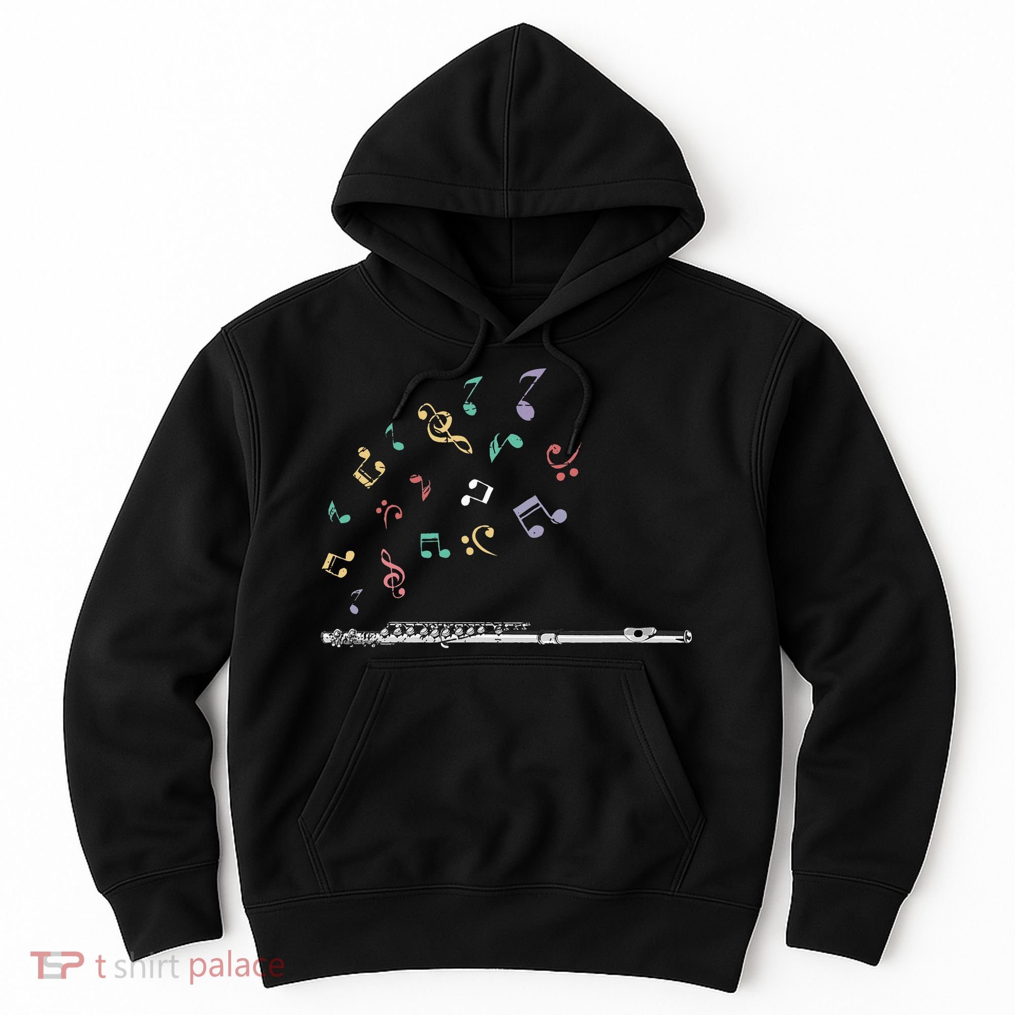 Classical Musical Instrument Flutist Gift Flute Hoodie