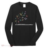 Classical Musical Instrument Flutist Gift Flute Long Sleeve Shirt thumb 0