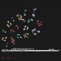 Classical Musical Instrument Flutist Gift Flute Long Sleeve Shirt thumb 2