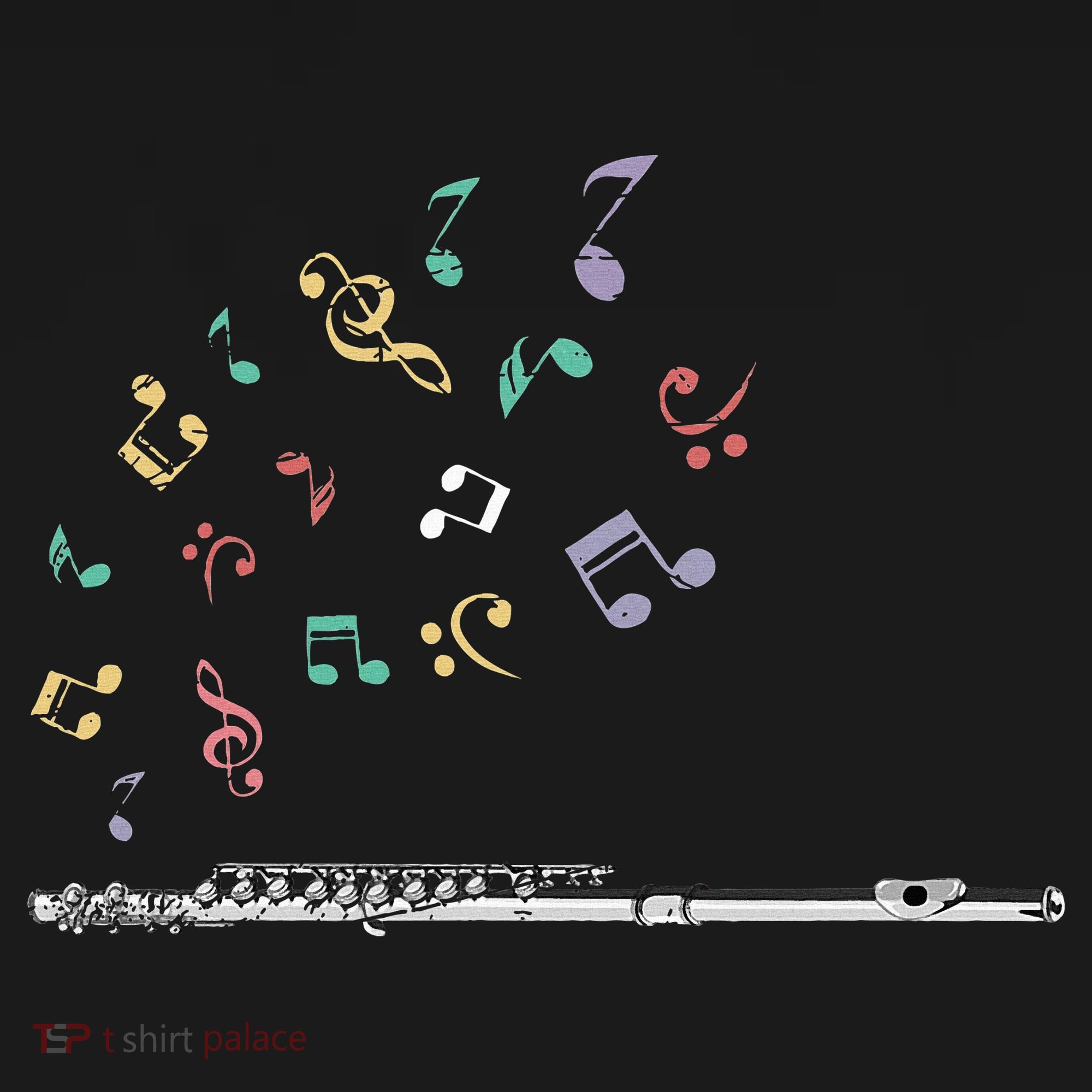 Classical Musical Instrument Flutist Gift Flute T-Shirt