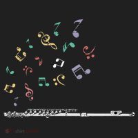 Classical Musical Instrument Flutist Gift Flute Beanie thumb 2