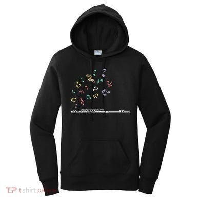 Classical Musical Instrument Flutist Gift Flute Women's Hoodie