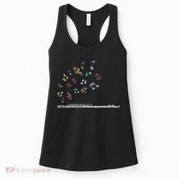 Classical Musical Instrument Flutist Gift Flute Women's Tank Top thumb 0